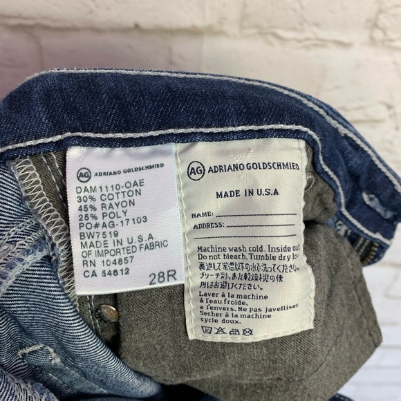 Adriano Goldschmied The Stilt Cigarette Jeans 28R - Picture 8 of 8